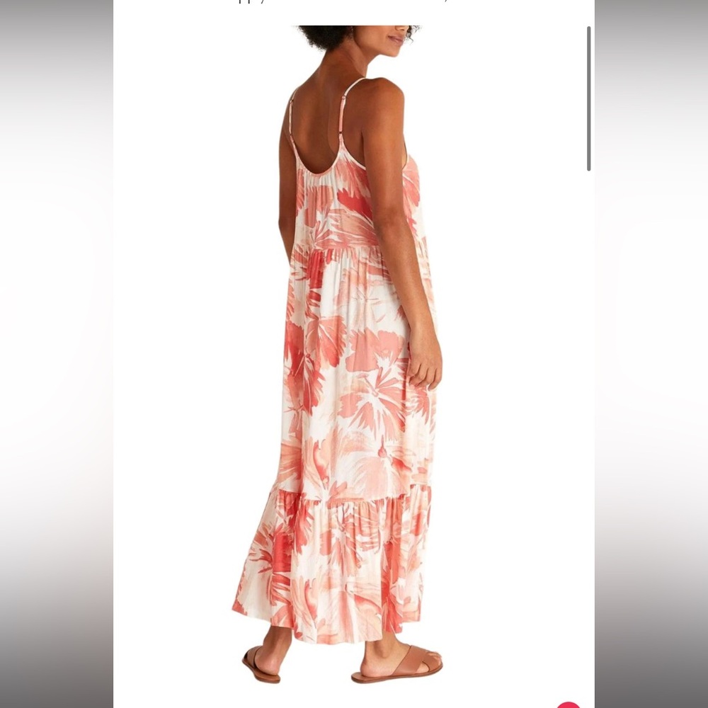 NWOT Z Supply Lido Watercolor Leaf Dress NWOT - Picture 3 of 6
